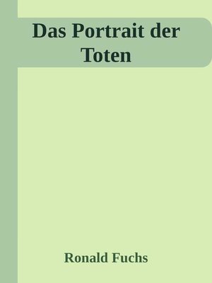 cover image of Das Portrait der Toten